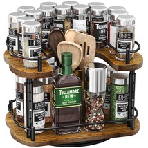 Lazy Susan Organizer Spice Rack - Height Adjustable Rotating Lazy Turntable Spic - $67.99