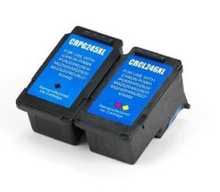 Compatible with Canon PG-245XL Black - CL-246XL Color Rem. Ink Cartrid - $56.70