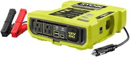 The Dual Usb-Port Ryobi One+ 18V 800-Watt Max 12V Automotive Power Inverter, - £148.54 GBP