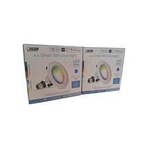 (2) FEIT ELECTRIC SMART LED COLOR CHANGING DIMMABLE RECESSED DOWNLIGHT LED - $455.59 MXN