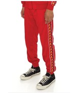 Kappa Men XL Red 222 Banda Taggart Side Stripe Retro Athletic Track Jogg... - $61.75