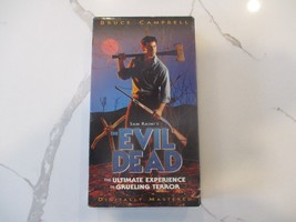1998 Sam Raimi The Evil Dead VHS horror home video 013131058734 digitally master - £55.81 GBP