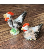 Vintage Ceramic Rooster And Hen Set Made In Occupied Japan - $20.57 CAD
