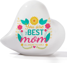 Mothers Day Gifts for Mom Wife Women, Ceramic Heart Decor - You Are the Best Mom - £14.15 GBP