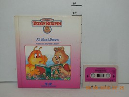 Vintage WOW The World Of Teddy Ruxpin All about Bears Book and Tape VHTF - £34.17 GBP