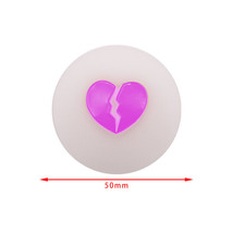 Jdm Broken Heart White/Pink Heart Ball Automatic Gear Stick Shift Knob Shifter - $18.00