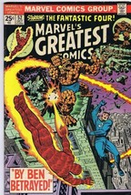 Marvel&#39;s Greatest Comics #52 ORIGINAL Vintage 1974 Reprints Fantastic Four 69 - $12.86