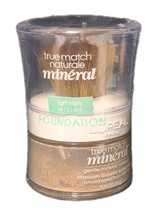 L&#39;OREAL True Match Mineral Powder Foundation Light Ivory W1-2 /458 Seale... - $59.99