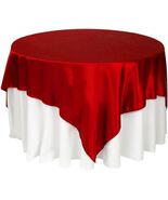 Premium 57 in. Round Tablecloth for Round Table up to 4 Ft for Any Occas... - $14.69