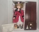 Dynasty Doll Collection 16&quot; Doll  Porcelain Ellen With Original Box And COA - $25.77