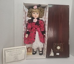 Dynasty Doll Collection 16&quot; Doll  Porcelain Ellen With Original Box And COA - £20.27 GBP
