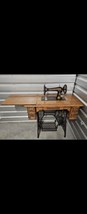 Beautiful Vintage 1903 Singer  Sewing Machine in Treadle Cabinet  - £648.75 GBP