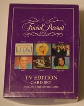 Trivial Pursuit TV Edition Card Set For use with Master Set 1991 - £5.32 GBP