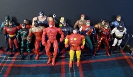 DC Marvel Comics  Ironman, Batman, Robin, Dare Devil, Longshot 16pc Figures  Lot - £51.43 GBP