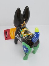 Flavia Z Drago Dia De Muertos Calavera Sugar Skull Dog Figurine 5"Hx 2"W x4"L image 4