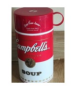 1998 Campbells Soup Container Lunchbox Insulated Plastic Thermos 11.5 Oz... - €10,06 EUR
