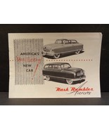 Nash Rambler Airflyte America&#39;s &quot;Most Exciting&quot; New Car Sales Brochure 1951 - $92.29 CAD