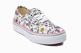 VANS Authentic Unicorns Rainbows Fairies Mushrooms Daisies Low Shoes Wm&#39;... - $52.99