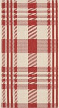 Safavieh Courtyard Collection 2&#39; X 3&#39;7&quot; Red/Bone Cy6201 Plaid Indoor/, Rug - £29.56 GBP