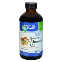 Earth&#39;s Care 100% Pure Sweet Almond Oil - 8 fl oz - £18.56 GBP