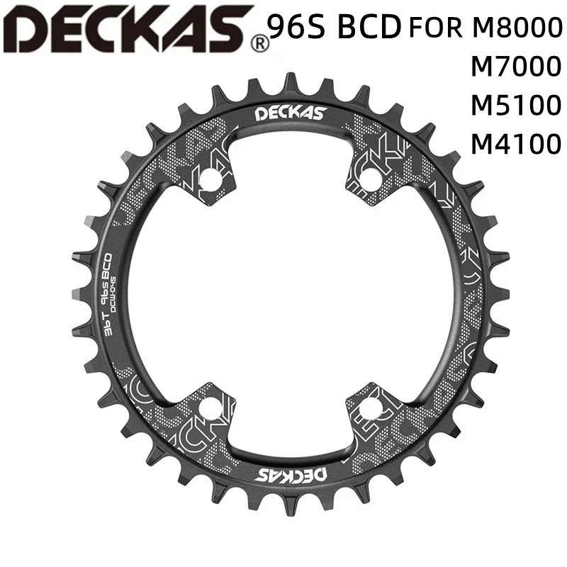 Deckas Round Oval 96sBCD Chainring MTB Mountain 96bcds Bike Bicycle 30T 32T 34T  - £116.63 GBP