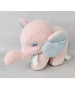 Vintage Commonwealth 6” Light Pink Terry Cloth Elephant Plush Baby Toy R... - $46.48