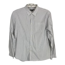 Old Navy Mens Shirt Size 2xl White Black Striped Long Sleeve Button Pock... - £16.11 GBP