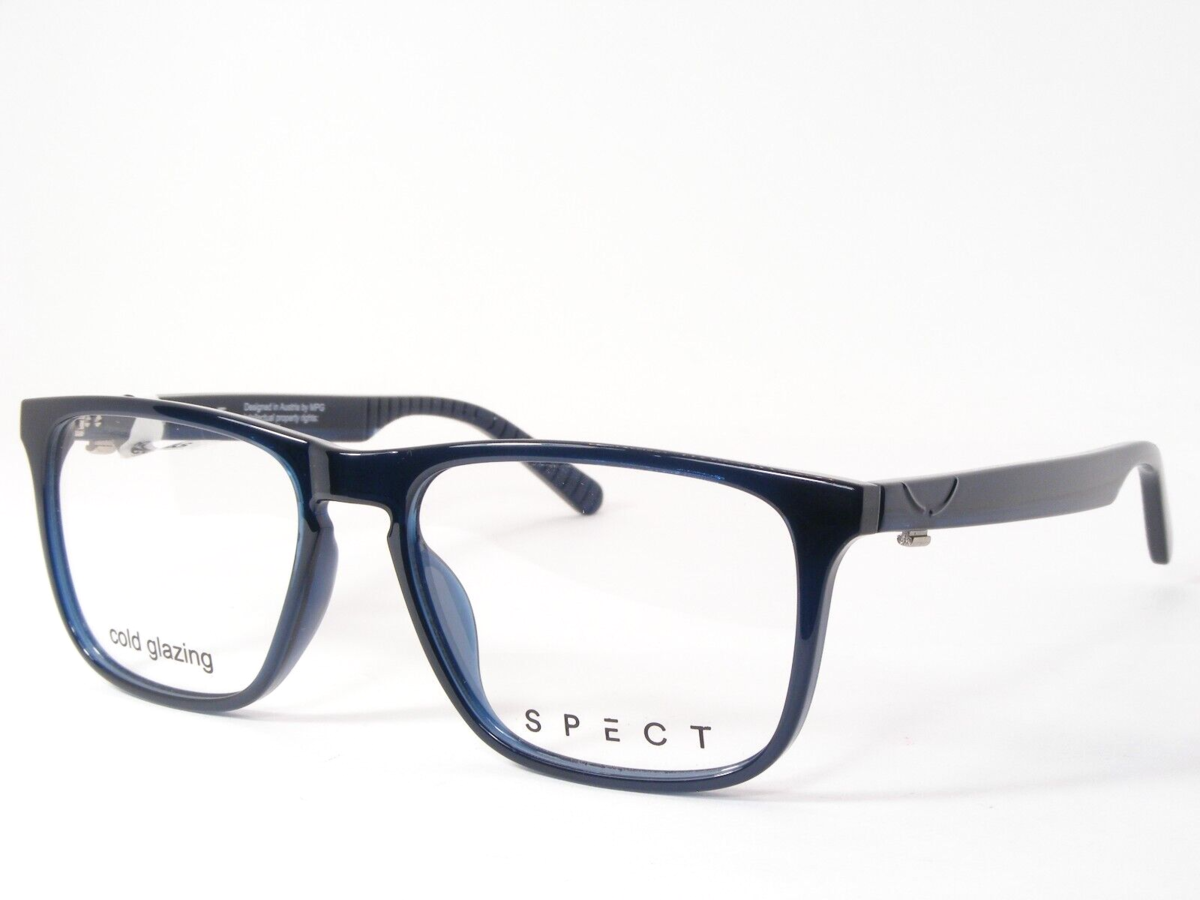 SPECT COLBY-002 Transparent Dunkelblau Einzigartig Brille 54-16-145mm - $135.88