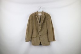 Vtg 90s Orvis Mens 40R Distressed Leather Elbow Patch Corduroy Sport Coat Jacket - £47.26 GBP