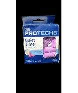 Flents Protechs Quiet Time Comfortable Foam Ear Plugs NRR 33dB 10 Pair w... - $11.21 CAD
