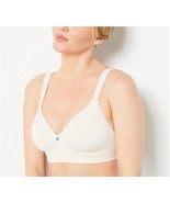 Breezies Seamless Rib Wirefree Tshirt Bra (Pristine, Small) A375135 - £15.77 GBP