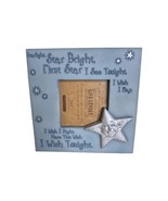 NEW Life Echoes Starlight, Star Bright Blue Photo Frame Holds 3 X 3 Photo - $231.32 MXN