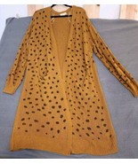 Umgee Cardigan Womens Sz 1XL  Dalmatian Animal Print Long Duster Pockets... - €21,30 EUR