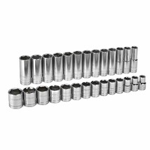 GearWrench 80729 27 Pc. 1/2&quot; Drive 6 Point Standard &amp; Deep SAE Socket Set - $208.99