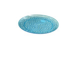 Greenbrier’s 14 Inches Summer Picnic Flat Round  Style Plastic Aqua Blue... - $14.73