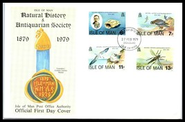 1979 Isle Of Man / Great Britain Fdc Large Cover - Natural History, Douglas F12 - £2.36 GBP
