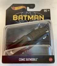 NEW Mattel HFD80 Hot Wheels Batman COMIC BATMOBILE 1:50 Scale Vehicle - $29.65