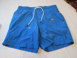 Mens Tommy Hilfiger Board Shorts Swim Short L 78C5906 461 blue Birds Ban... - £32.34 GBP
