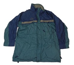 Vintage Columbia LL Bean Ski Shell Jacket Mens XL Tall Navy Teal - £24.35 GBP