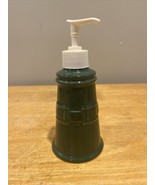 Longaberger Pottery Woven Traditions Ivy Green Liquid Soap Dispenser Pump - $24.42 CAD