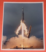 Atlas SLV-30 Space Photo NASA Rocket Vintage 1987 USAF Centaur Vandenber... - $39.99