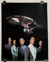 Original 1979 Star Trek tv movie 24x20 premium poster:Mr Spock,Captain K... - $25.73