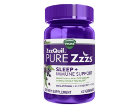 PURE Zzzs Sleep + Immune Support Melatonin Sleep Aid Gummies 42.0ea - £25.02 GBP