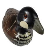 Duck Decoy Carved Wooden Canadian Goose Hand Painted 8.5” Length - £13.82 GBP
