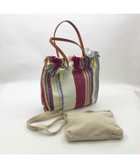 Jen &amp; Co Madison Handwoven Bag in Bag Handwoven BohoTote &amp; Smaller Cross... - $883.85 MXN
