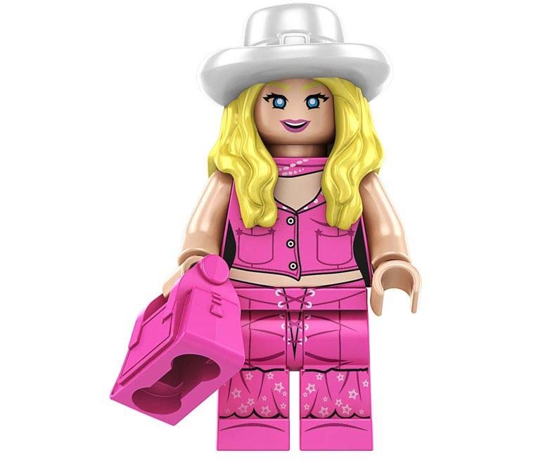 Building Block Barbie In Cowgirl Outfit Barbie Movie Minifigure US Toy ...