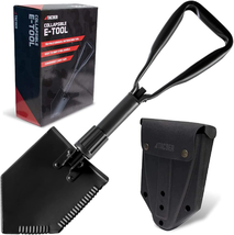 Heavy Duty Folding Shovel Survival Tool for Car or 4X4 | Portable Foldab - £62.13 GBP