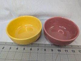 Bauer Los Angeles Ceramic Cereal Soup Bowl Lot of 2 - $49.95