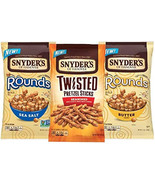 Snyder&#39;s of Hanover Seasoned Pretzel Twists &amp; Pretzel Rounds Variety 3-Pack - $26.72