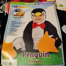 Rubies Baby Infant 4 Piece Penguin Halloween Costume Size 6-12 Months NEW - $9.98
